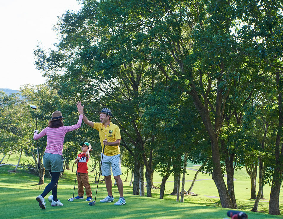 家族とゴルフ　お子様と一緒に楽しむゴルフ
