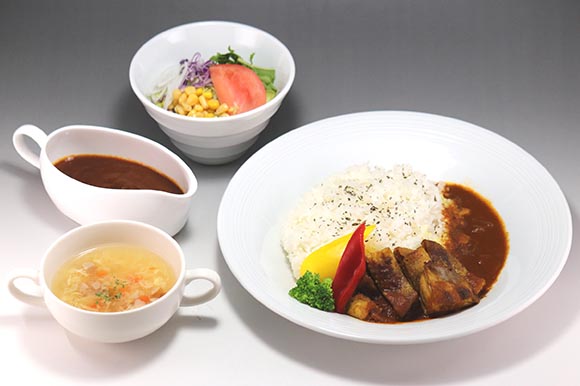 上州地鶏の南インドカレーセット