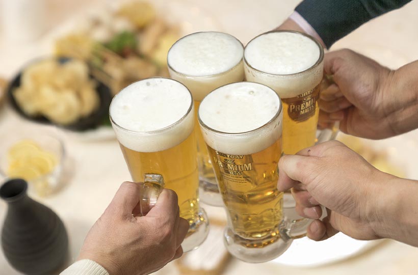 ご宿泊におすすめ！ご夕食バイキング「飲み放題」